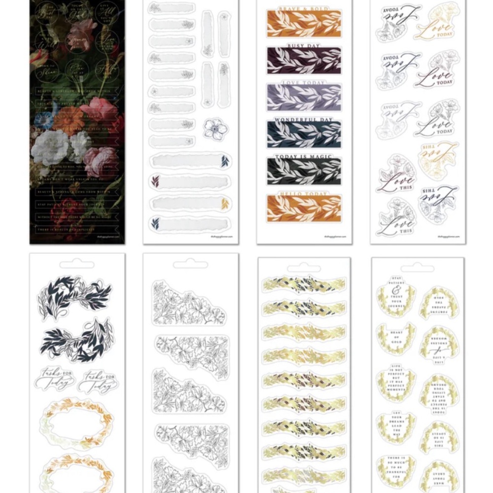 NWT-The Happy Planner-Bold Baroque
8 STICKER SHEETS - Picture 3 of 4